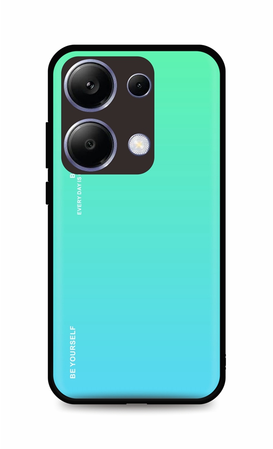 Zadní pevný kryt LUXURY na Xiaomi Redmi Note 13 Pro duhový zelený