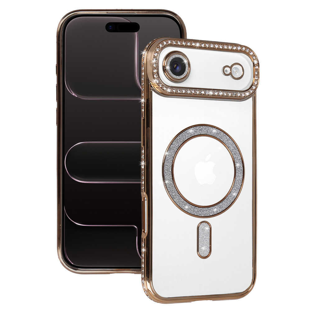 Zadní kryt Bling Magsafe pro iPhone Air gold