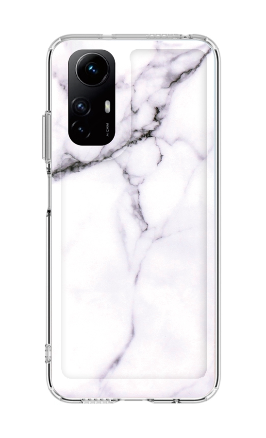 Zadní pevný kryt na Xiaomi Redmi Note 12S Mramor bílý
