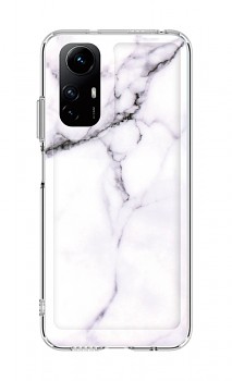 Zadní pevný kryt na Xiaomi Redmi Note 12S Mramor bílý 