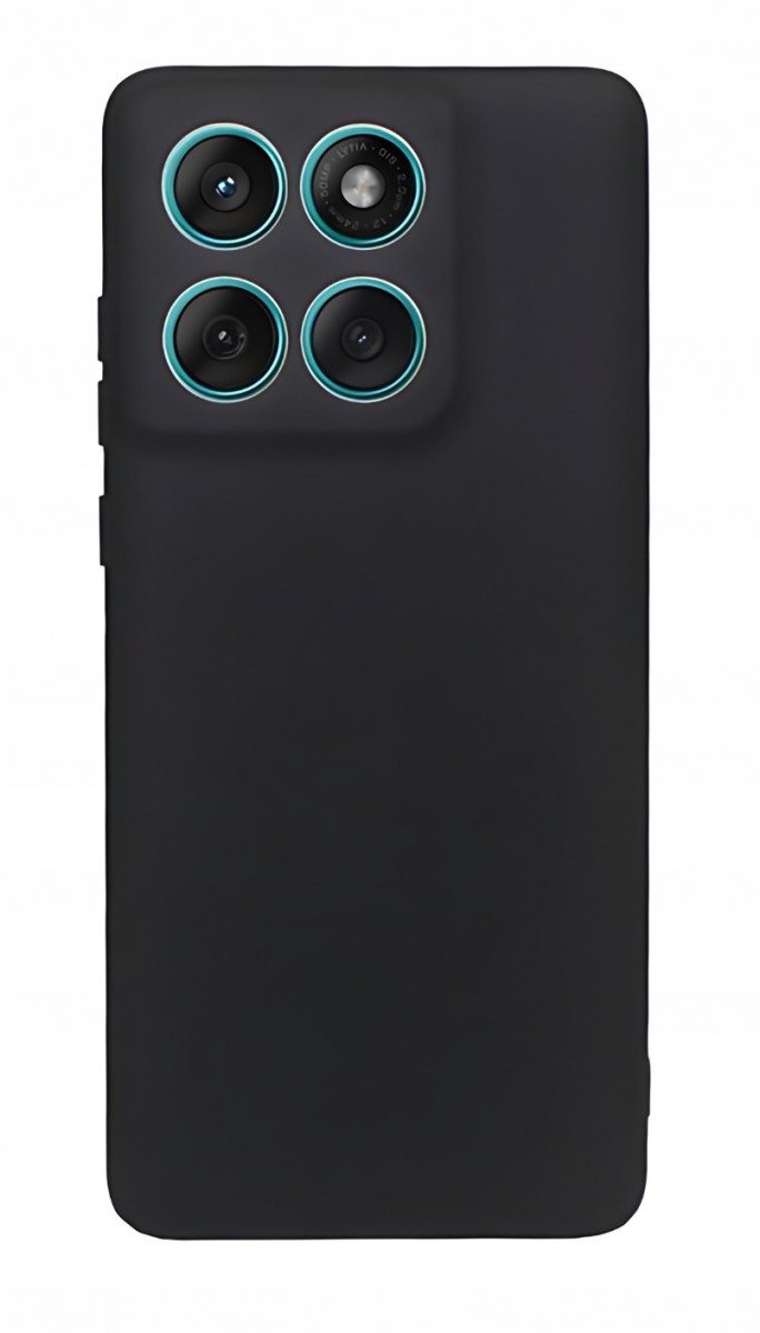 Levně Zadní kryt Silicone Lite pro Motorola Edge 60 Pro 5G black