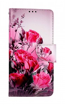 Knížkové pouzdro na Xiaomi Redmi Note 12 Romantické růže