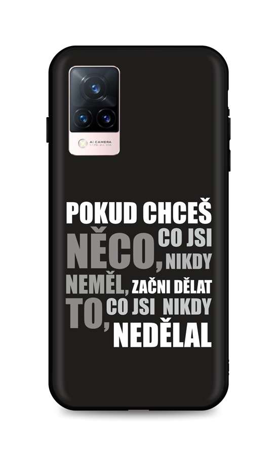 Zadní silikonový kryt DARK na Vivo V21 5G Moto