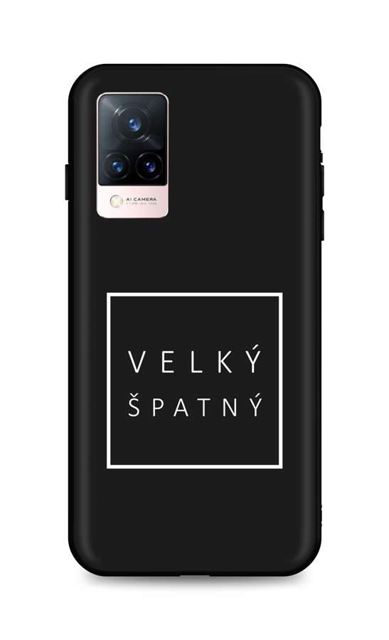 Zadní silikonový kryt DARK na Vivo V21 5G Velký špatný