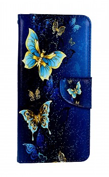 Knížkové pouzdro na Samsung A14 Kouzelní motýlci