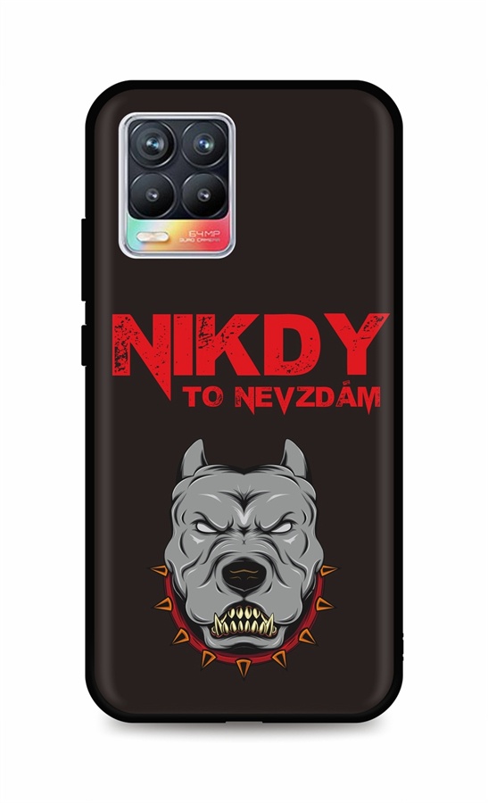 Zadní kryt DARK na Realme 8 Nikdy to nevzdám