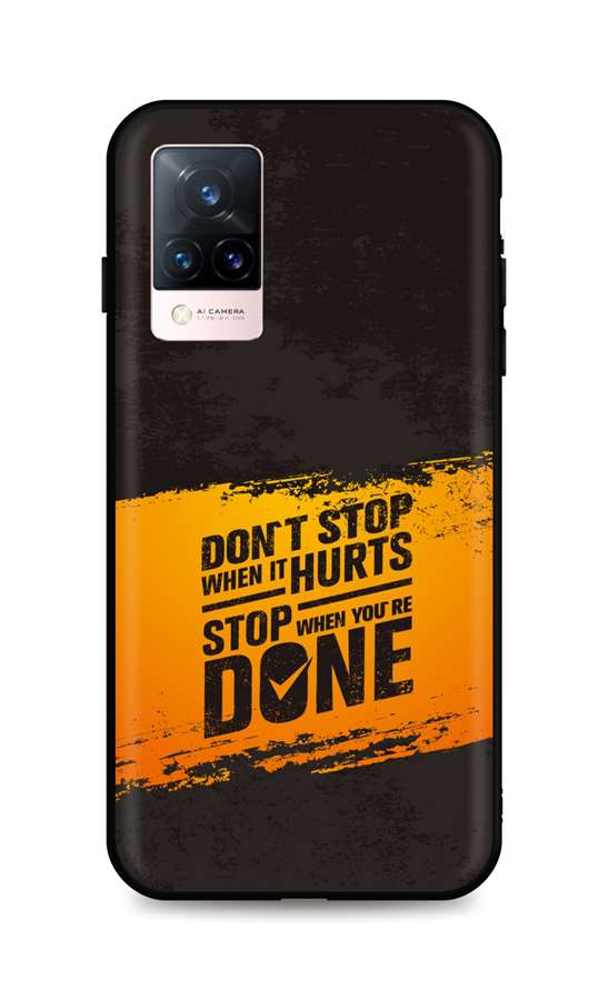 Levně Kryt TopQ Vivo V21 5G silikon Don´t Stop 72860 (pouzdro neboli obal na mobil Vivo V21 5G)