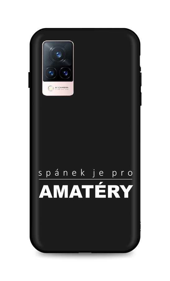 Zadní silikonový kryt DARK na Vivo V21 5G Bez spánku