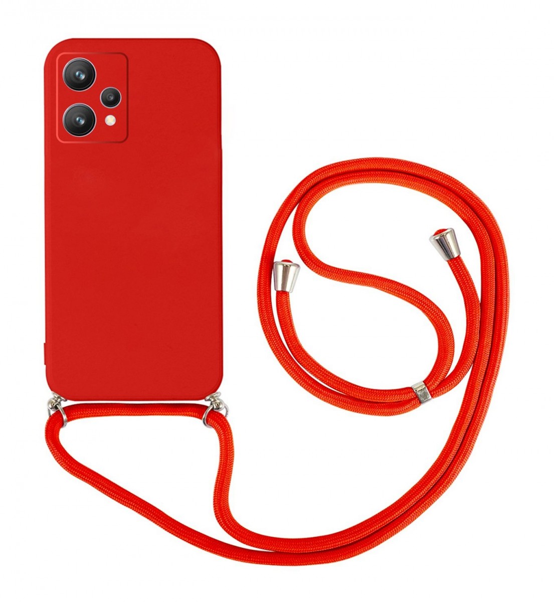 Zadní kryt na Realme 9 červený se šňůrkou