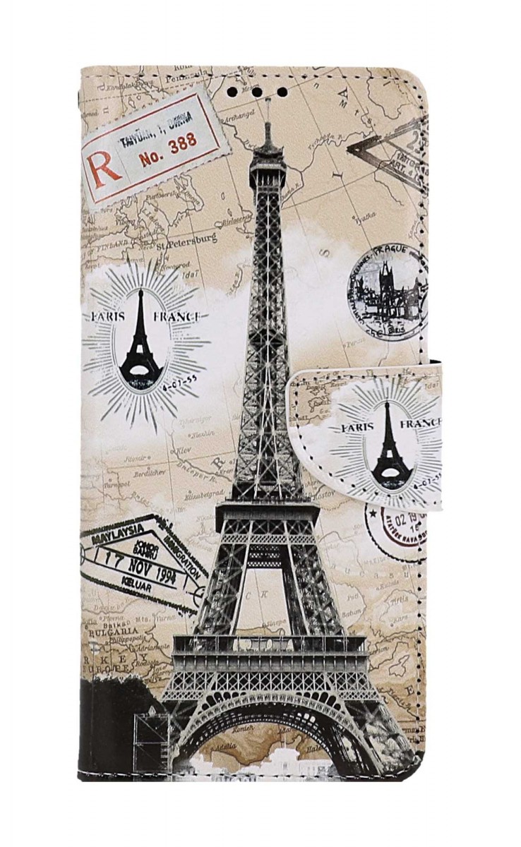 Levně Pouzdro TopQ Xiaomi Redmi 12C knížkové Paris 2 112872 (kryt neboli obal na mobil Xiaomi Redmi 12C)
