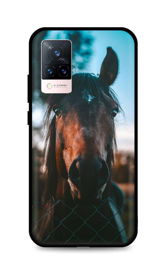 Levně Kryt TopQ Vivo V21 5G silikon Horse 72875 (pouzdro neboli obal na mobil Vivo V21 5G)