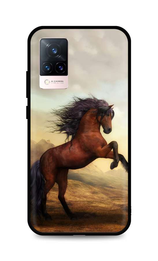 Levně Kryt TopQ Vivo V21 5G silikon Brown Horse 72880 (pouzdro neboli obal na mobil Vivo V21 5G)