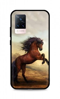 Zadní silikonový kryt DARK na Vivo V21 5G Brown Horse