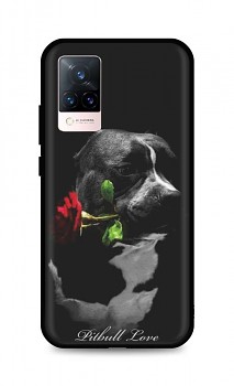 Zadní silikonový kryt DARK na Vivo V21 5G Pitbull Love