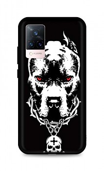 Zadní silikonový kryt DARK na Vivo V21 5G Fighting Dog