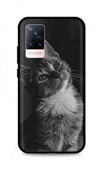 Zadní silikonový kryt DARK na Vivo V21 5G Cute Cat