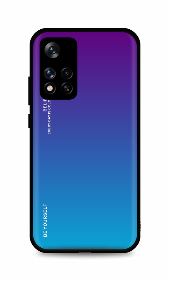 Levně Kryt TopQ LUXURY Realme C35 pevný duhový purpurový 92893 (pouzdro neboli obal na mobil Realme C35)