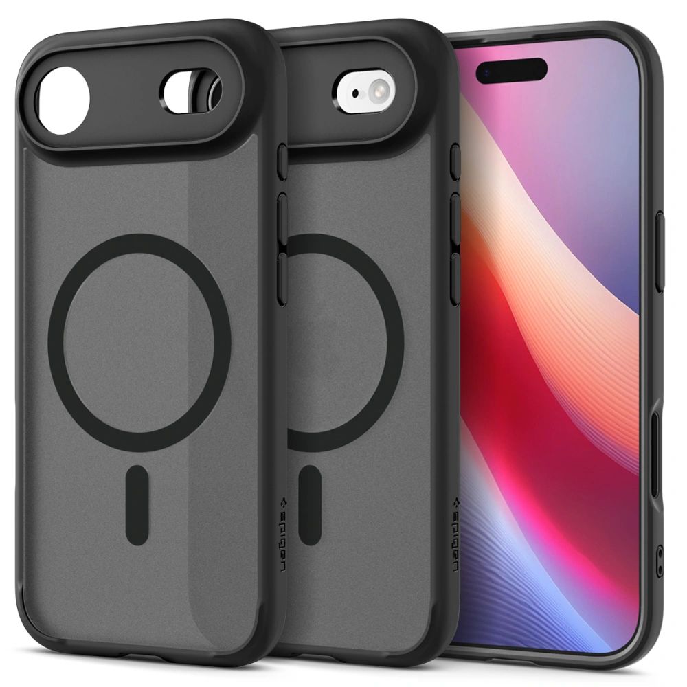 SPIGEN kryt ULTRA HYBRID MAG kompatibilní s MagSafe pro IPHONE 17 Air frost černý