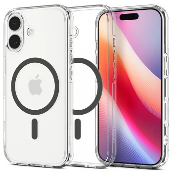 SPIGEN kryt ULTRA HYBRID MAG kompatibilní s MagSafe pro IPHONE 17 clear grafitový