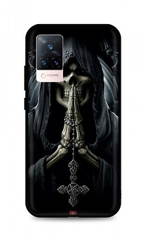 Zadní silikonový kryt DARK na Vivo V21 5G Grim Reaper