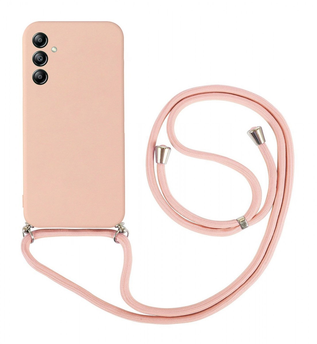 Zadní kryt na Samsung A14 5G růžový se šňůrkou