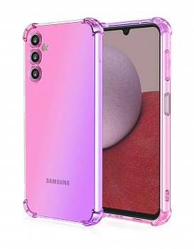 Zadní kryt na Samsung A14 5G Shock duhový růžovo-fialový