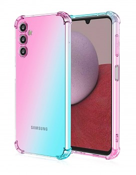 Zadní kryt na Samsung A14 5G Shock duhový mentolovo-růžový