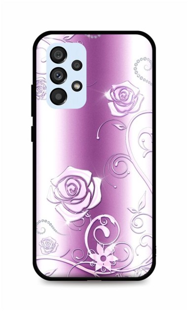 Zadní silikonový kryt DARK na Samsung A53 5G Abstract Roses