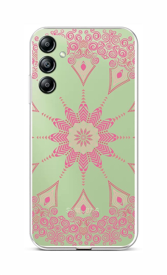 Levně Kryt TopQ Samsung A14 5G Pink Mandala 92959 (pouzdro neboli obal na mobil Samsung A14 5G)