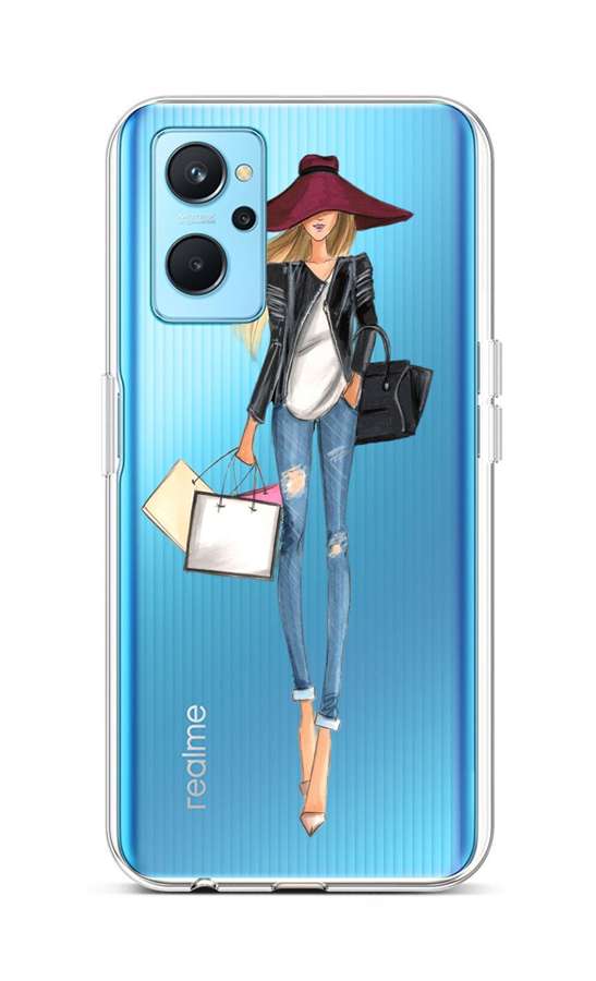 Zadní silikonový kryt na Realme 9i Lady 2 