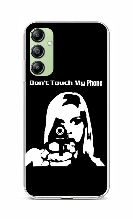 Levně Kryt TopQ Samsung A14 5G Don't Touch Gun 92970 (pouzdro neboli obal na mobil Samsung A14 5G)