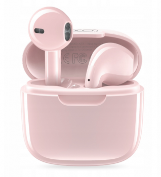 Bezdrátová sluchátka XO-X23 TWS růžová