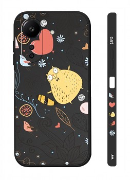 Zadní kryt Design na Xiaomi Redmi 13C Kočička černý