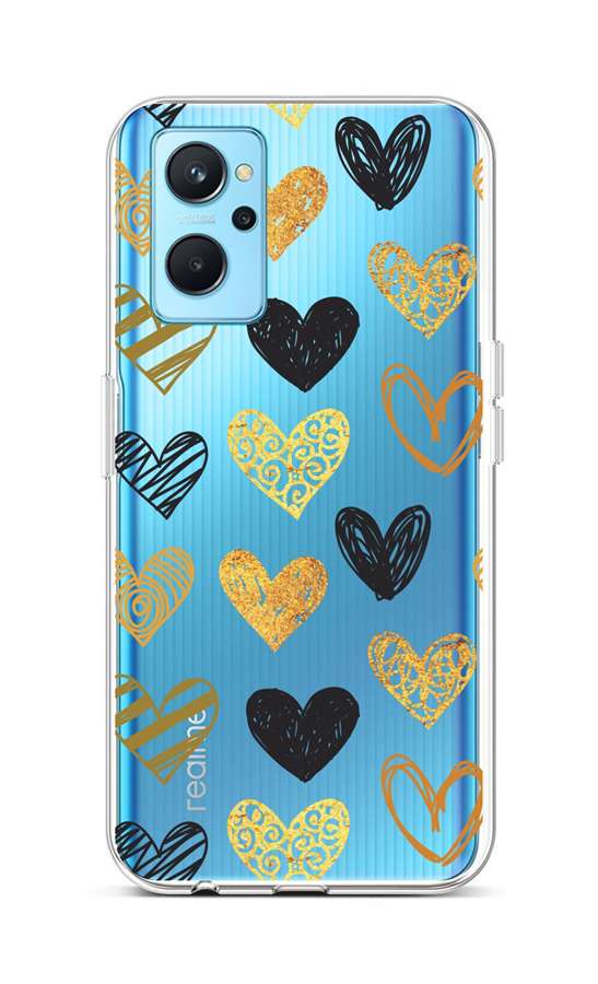 Levně Kryt TopQ Realme 9i silikon Srdce 72977 (pouzdro neboli obal na mobil Realme 9i)