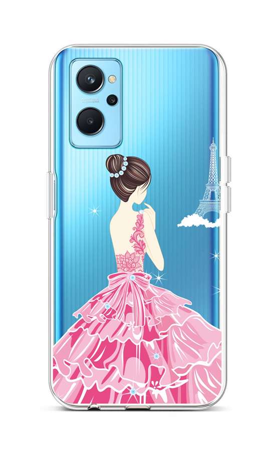 Zadní silikonový kryt na Realme 9i Pink Princess