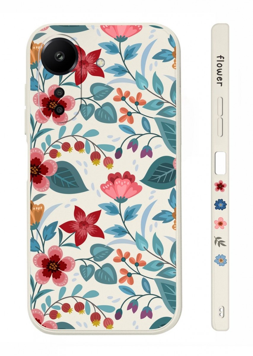 Levně Kryt TopQ Design Xiaomi Redmi 13C Podzimní kvítí 122992 (pouzdro neboli obal na mobil Xiaomi Redmi 13C)