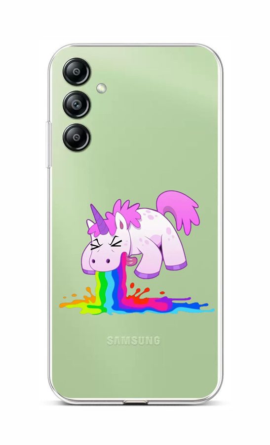 Levně Kryt TopQ Samsung A14 5G Rainbow Splash 92992 (pouzdro neboli obal na mobil Samsung A14 5G)