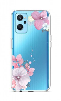 Zadní silikonový kryt na Realme 9i Violet Blossom