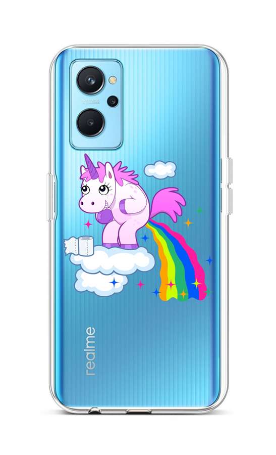 Levně Kryt TopQ Realme 9i silikon Rainbow Disaster 72999 (pouzdro neboli obal na mobil Realme 9i)