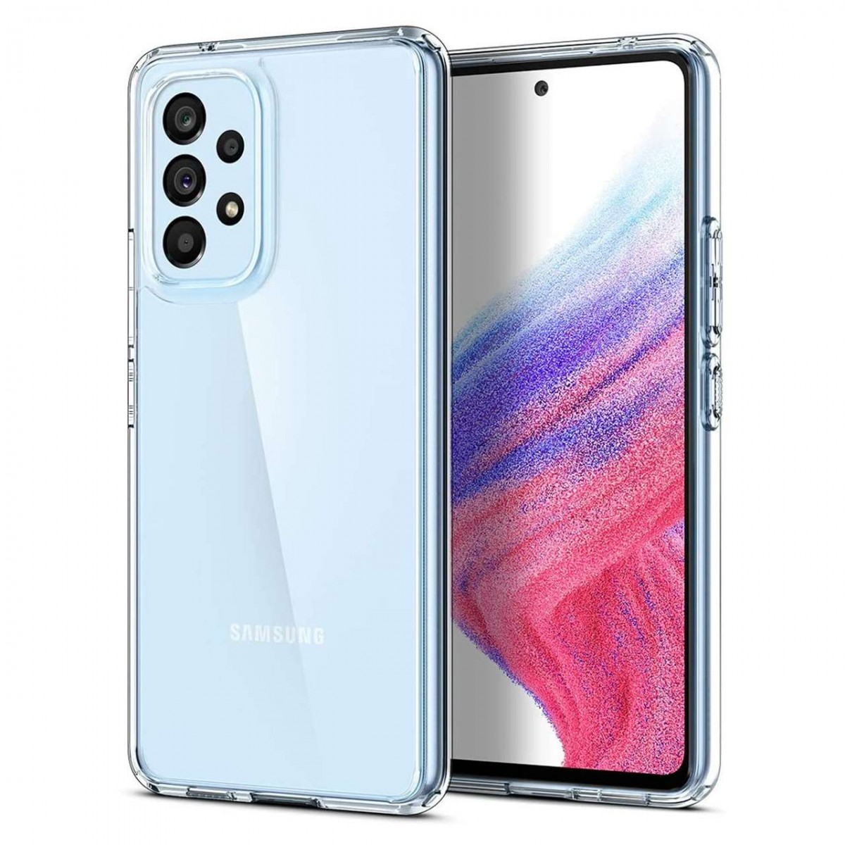 Levně Pouzdro Swissten Clear Jelly na Samsung A53 5G transparentní