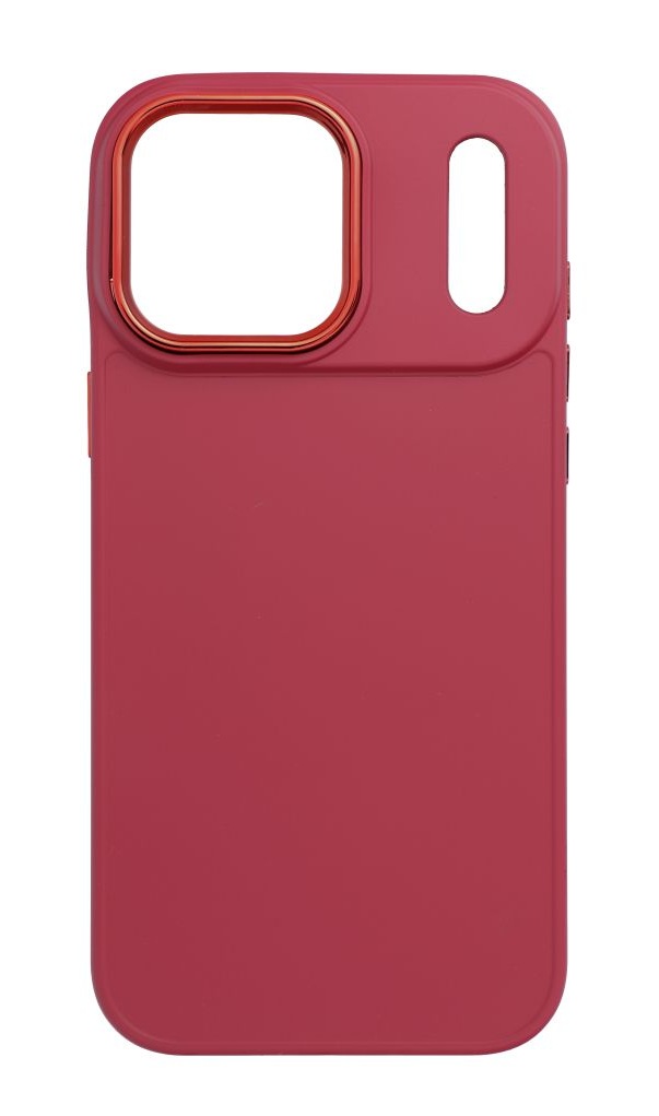 Levně Kryt TopQ Frame iPhone 17 Pro Max malinový 143031 (pouzdro neboli obal na mobil iPhone 17 Pro Max)
