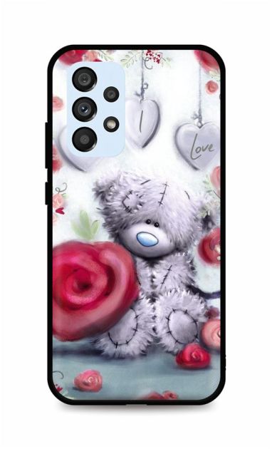Zadní silikonový kryt DARK na Samsung A53 5G Teddy Bear