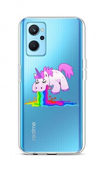 Zadní silikonový kryt na Realme 9i Rainbow Splash