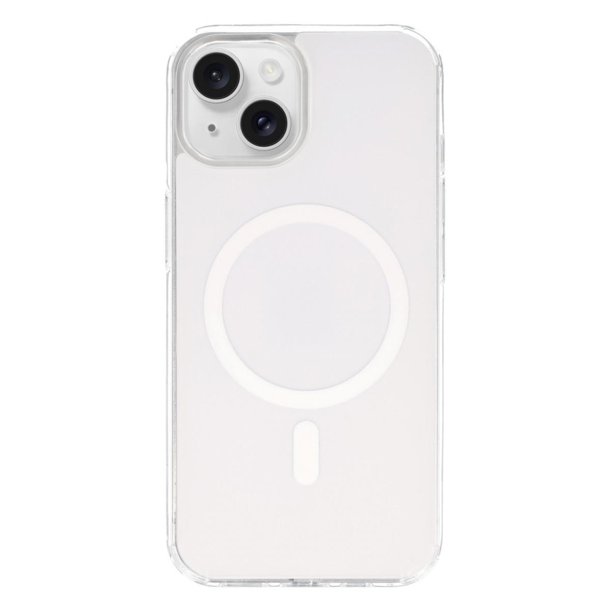 Levně Ochranný kryt Glossy MagSafe pro iPhone 15 bílý
