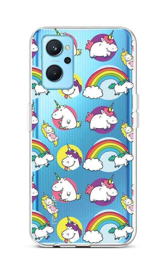 Levně Kryt TopQ Realme 9i silikon Chunky Unicorns 73052 (pouzdro neboli obal na mobil Realme 9i)