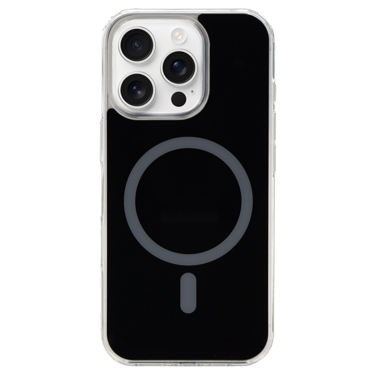 Ochranný kryt Glossy MagSafe pro iPhone 15 Pro Max černý