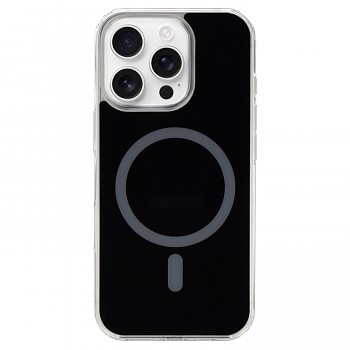 Ochranný kryt Glossy MagSafe pro iPhone 15 Pro Max černý