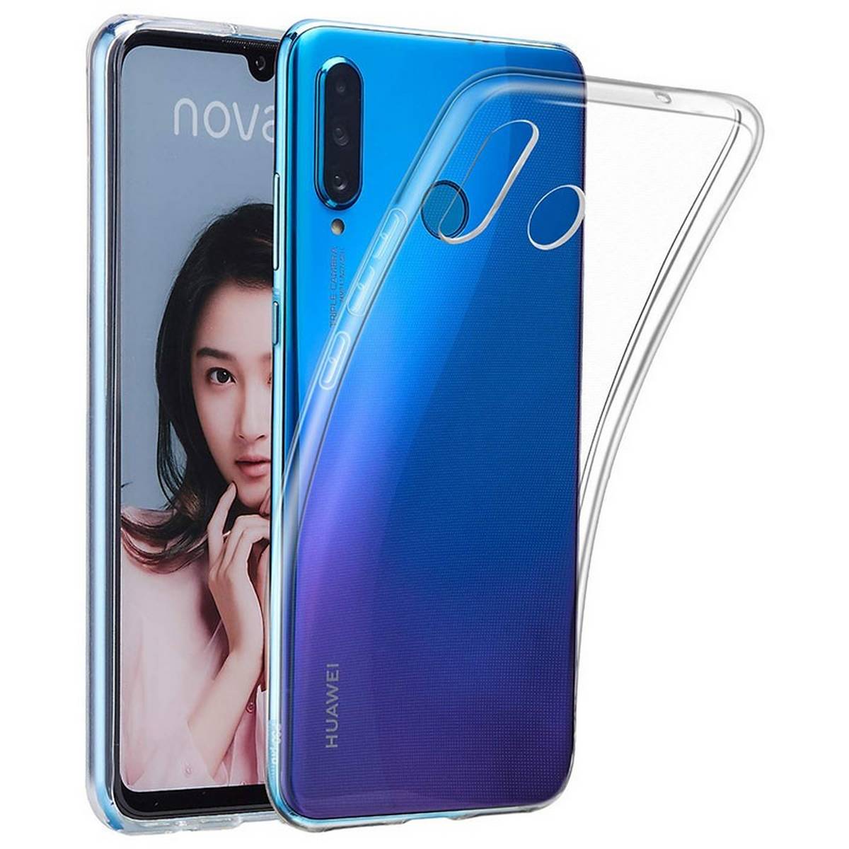 Levně Pouzdro swissten clear jelly huawei p30 lite transparentní