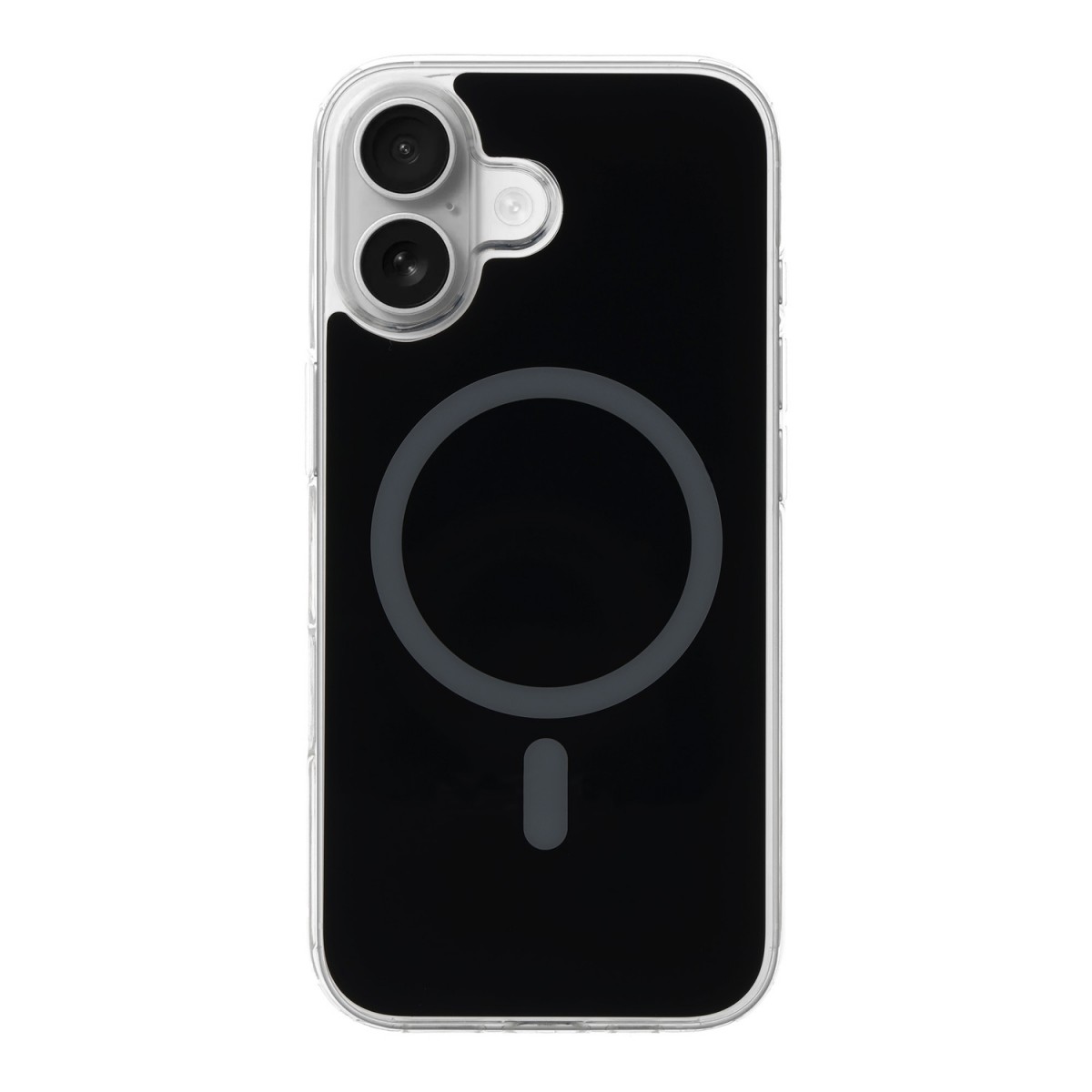 Levně Ochranný kryt Glossy MagSafe pro iPhone 16 černý