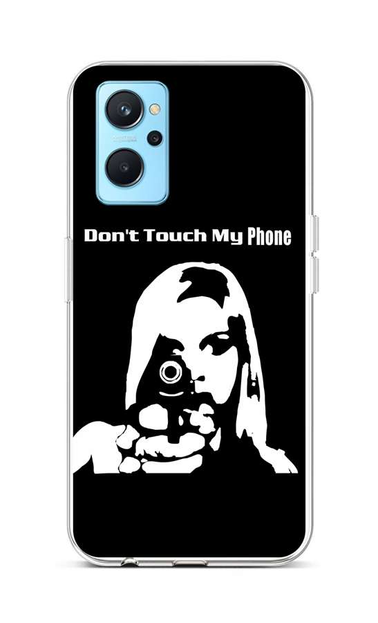 Levně Kryt TopQ Realme 9i silikon Don't Touch Gun 73059 (pouzdro neboli obal na mobil Realme 9i)